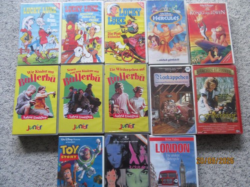 Vhs casetten s - 12,
