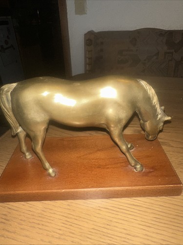 Messing pferd 70er - messing,