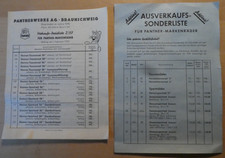 PANTHER  Preisliste
