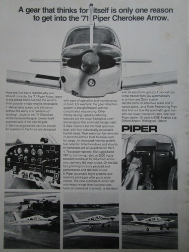 1971 pub piper aircraft - 9/1971,