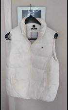 Tommy Hilfiger Steppweste Damen Weiß 176 Neu mit Etikett