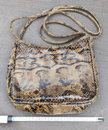 Handtasche schlangen optik - handtasche,