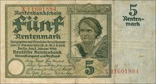 R.164b 5 Rentenmark 1926