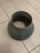 Lüftungsrohr Reduzierstück Formteil 200mm auf 125mm mit doppelter Gummidichtung