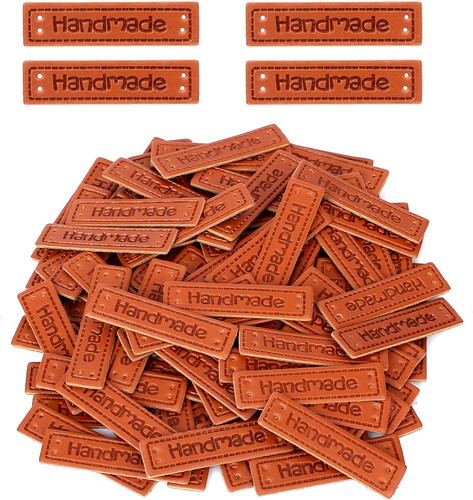 100 stück handmade labels - stück,
