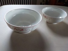 Villeroy & Boch Val Rouge 2 Schüsseln 19,5 cm & 23 cm Schalen Vitro Porzellan