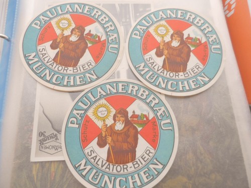 Ettiketten paulanerbräu - ettiketten,