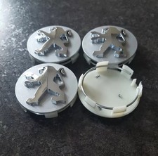 4x 60mm Nabendeckel PEUGEOT