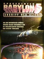 Spacecenter Babylon 5 - Angriff der Aliens - Videoposter A1 84x60cm gefaltet