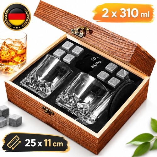 Whiskyglas geschenkset mit - geschenkset, 2