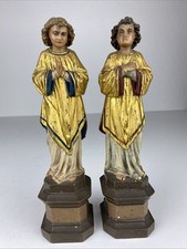 2 Engel Heiligenfiguren