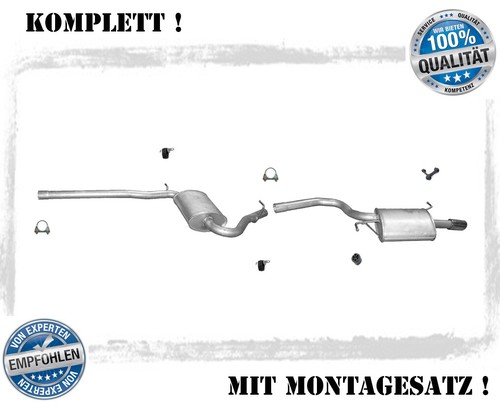 Auspuffanlage für audi - für, a4