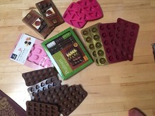 14 tlg. Pralinenform aus Silikon Schokoladenform verschiedene Formen & Weiteres