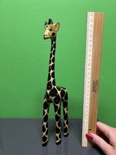 Holz Giraffen Deko Groß