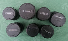 7 x Leitz Leica Leder