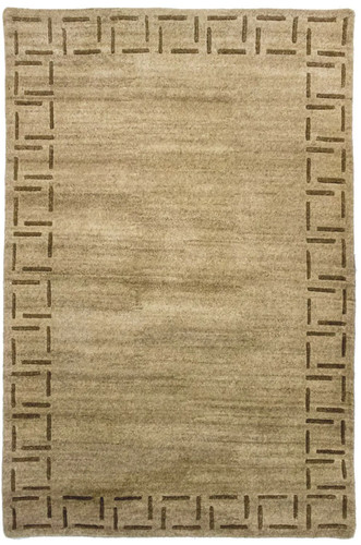 Modern carpet hand - , knotted