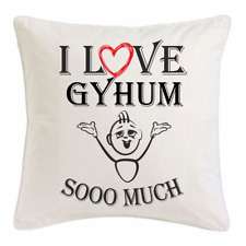 I Love Gyhum KISSENBEZUG 40X40cm Ich Liebe Gyhum Weiss 138708