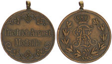 Deutschland Orden 1905 Friedrich August Medaille in Bronze ss-vz 97080