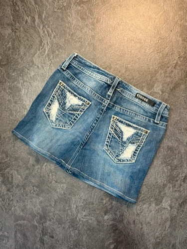 Jeans minirock blau miss - blau,