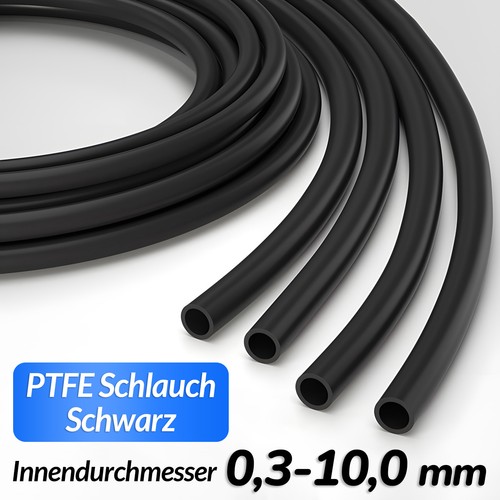Schwarz ptfe schlauch - schwarz,