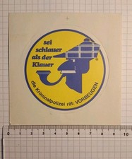 Aufkleber Sticker Polizei Sei