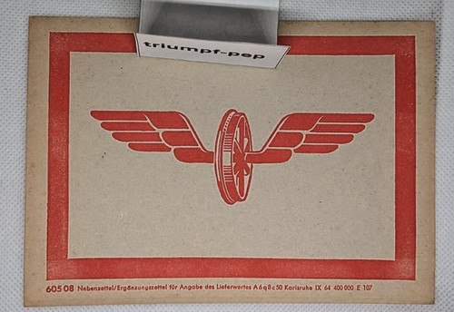 Original wagenzettel - original,