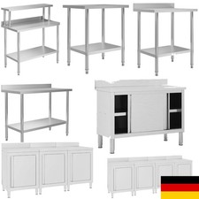 Gastronomie Edelstahltisch Arbeitstisch Küchentisch Zerlegetisch Gastrotisch