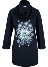 Longshirt Gr. 40/42 Schwarz