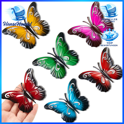 Schmetterling metall wanddeko - metall,