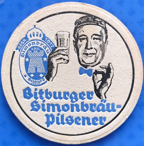 Alter bierdeckel bitburger - bierdeckel,