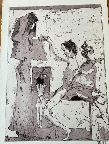 Horst janssen radierung - horst,