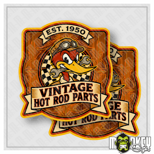 Vintage hot rod - rod, mr