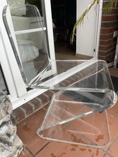 Freitragender Stuhl Z-Chair aus Plexiglas Design Gerrit Rietveld Mid-Century!