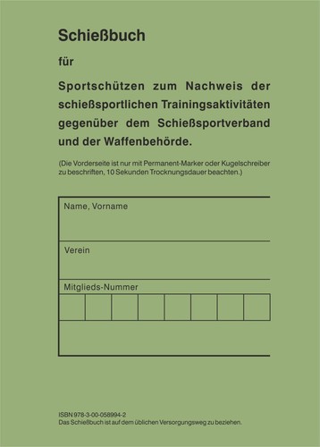 Schießbuch für - schießbuch,