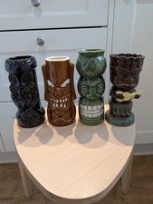 Keramik Tiki Tassen 4er Set