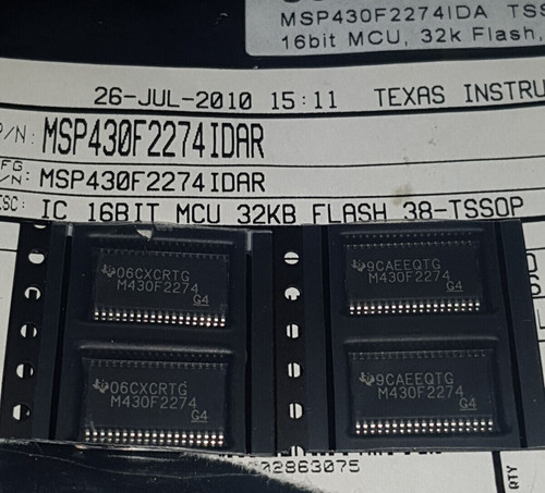 1stk msp430f2274idar ic mcu - ic,
