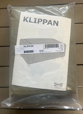 Zweisitzer Ikea KLIPPAN Sofa Qualität Schonbezug Ersatzbezug gelb-grün