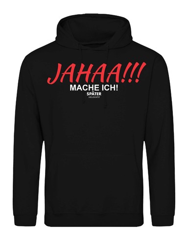 Herren hoodie jahaa - herren, mache