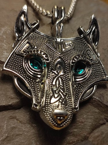 Wikinger halskette wolf - halskette,
