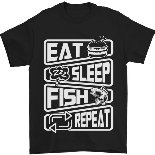 Eat sleep fish - eat,