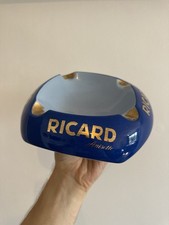 Extra großer Vintage 60er Jahre Ricard Anisette Zigarren Aschenbecher Made In France Keramik