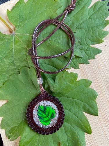 Kette anhänger blatt - kette,, anhänger,