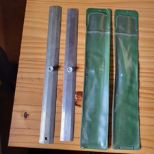 2 Präzisions Zeichenmaßstäbe Metall