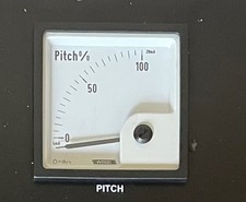 Weigel Pitch Anzeige Gauge analog Typ: PQ 72K Range:4-20mA DC