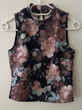 Kurzes Rollkragen Oberteil