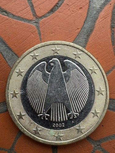 Euro münze brd adler 2002 - 1-euro,
