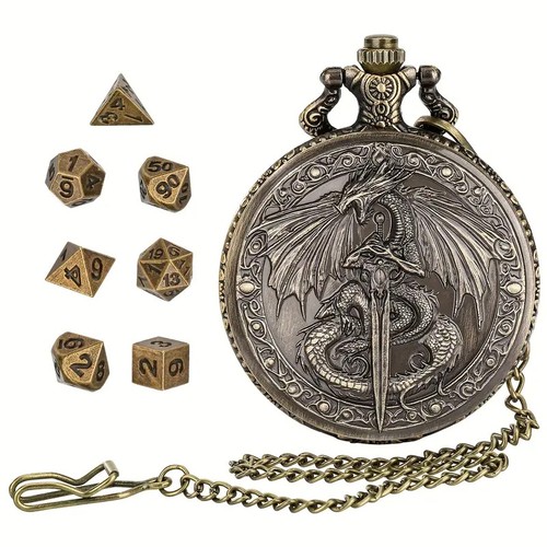 Taschenuhr mit - 🐉,