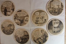 8  versch.  SERIEN  BIERDECKEL