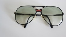 Ferrari Herren Sonnenbrille mit Leder-Etui vintage