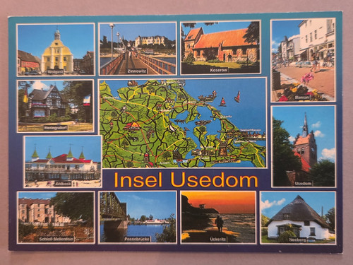 Ansichtskarte insel usedom - insel,
